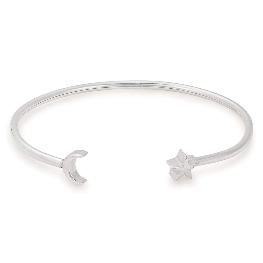 Alex and Ani Moon & Star Bracelet Sterling Silver